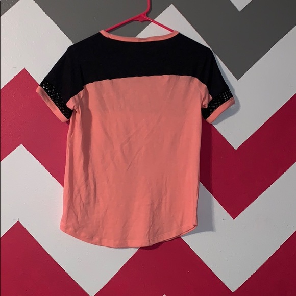 Coral/Peach ‘PINK’ T-Shirt - Picture 3 of 4